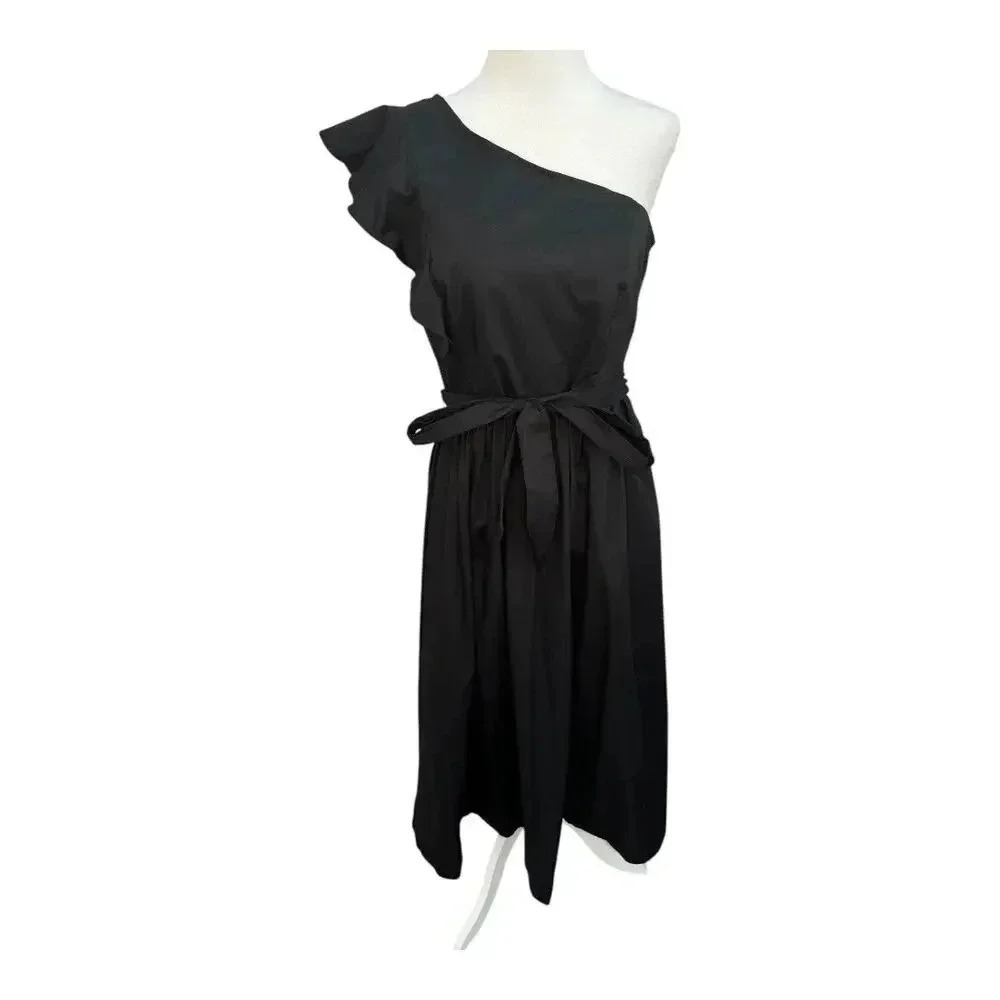 NEW J. Crew Women’s Size 10 Petite One-shoulder midi dress NWOT